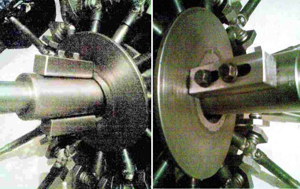 Механизм фиксаций угла поворота наклонного диска