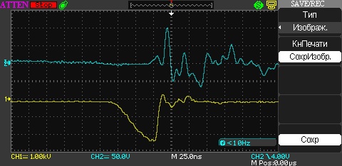 Желтый  -  перед  разрядником 