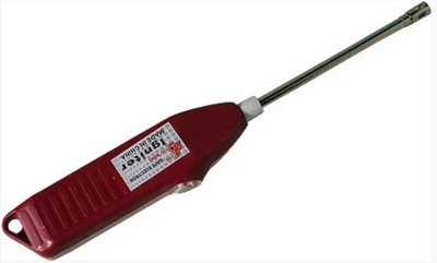 Китайская газовая зажигалка на 2 батарейках