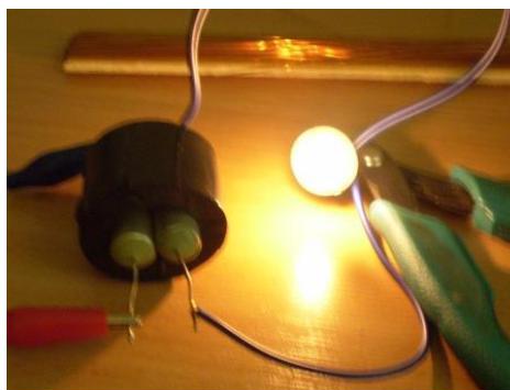 И где тут ты разглядел заготовку тороида???