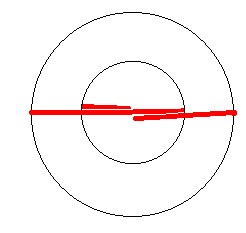 Вид сверху (показан ход одного витка)