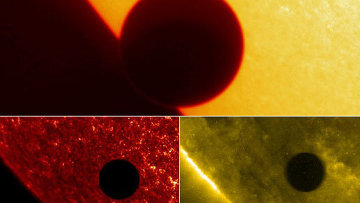 в 2004 году Солнце-Венера-Земля