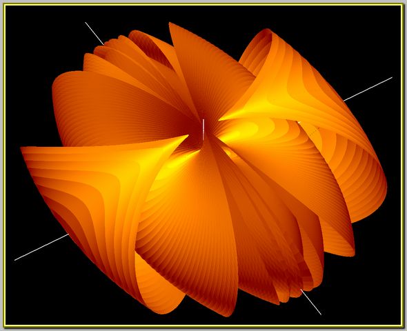 Лепестки мерностей свёрнутого измерения